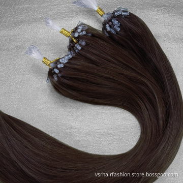 Hair Extension Micro Loop Remy Hair Black Color